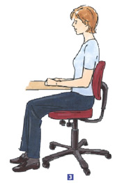 Arbejdsstilling og rygholdning ved PC arbejde